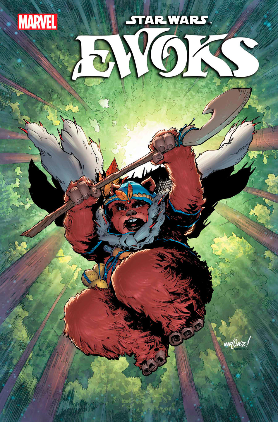 Stock Photo of Star Wars: Ewoks #4 David Marquez Variant Marvel Comics Comics sold by Stronghold Collectibles of Acadiana Lafayette, LA