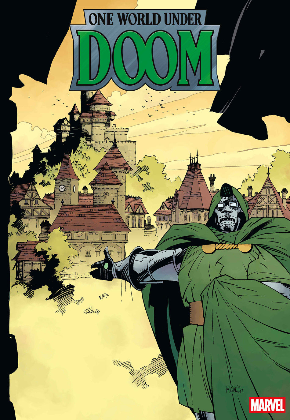 Stock Photo of One World Under Doom #1 Mike Mignola Hidden Gem Variant Marvel Comics Comics sold by Stronghold Collectibles of Acadiana Lafayette, LA