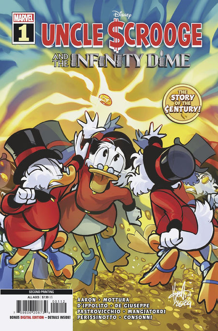 Stock photo of Uncle Scrooge And The Infinity Dime #1 Mirka Andolfo 2nd Print Variant Marvel Comics Comics sold by Stronghold Collectibles of Acadiana, Lafayette, Louisiana