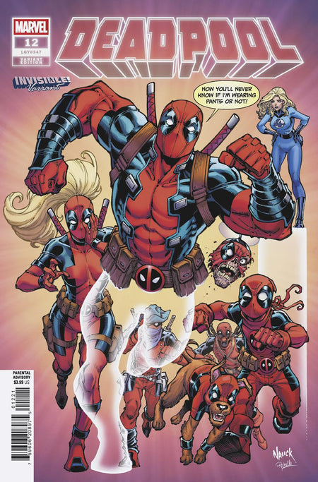 Stock Photo of Deadpool #12 Todd Nauck Invisible Variant Marvel Comics Comics sold by Stronghold Collectibles of Acadiana Lafayette, LA