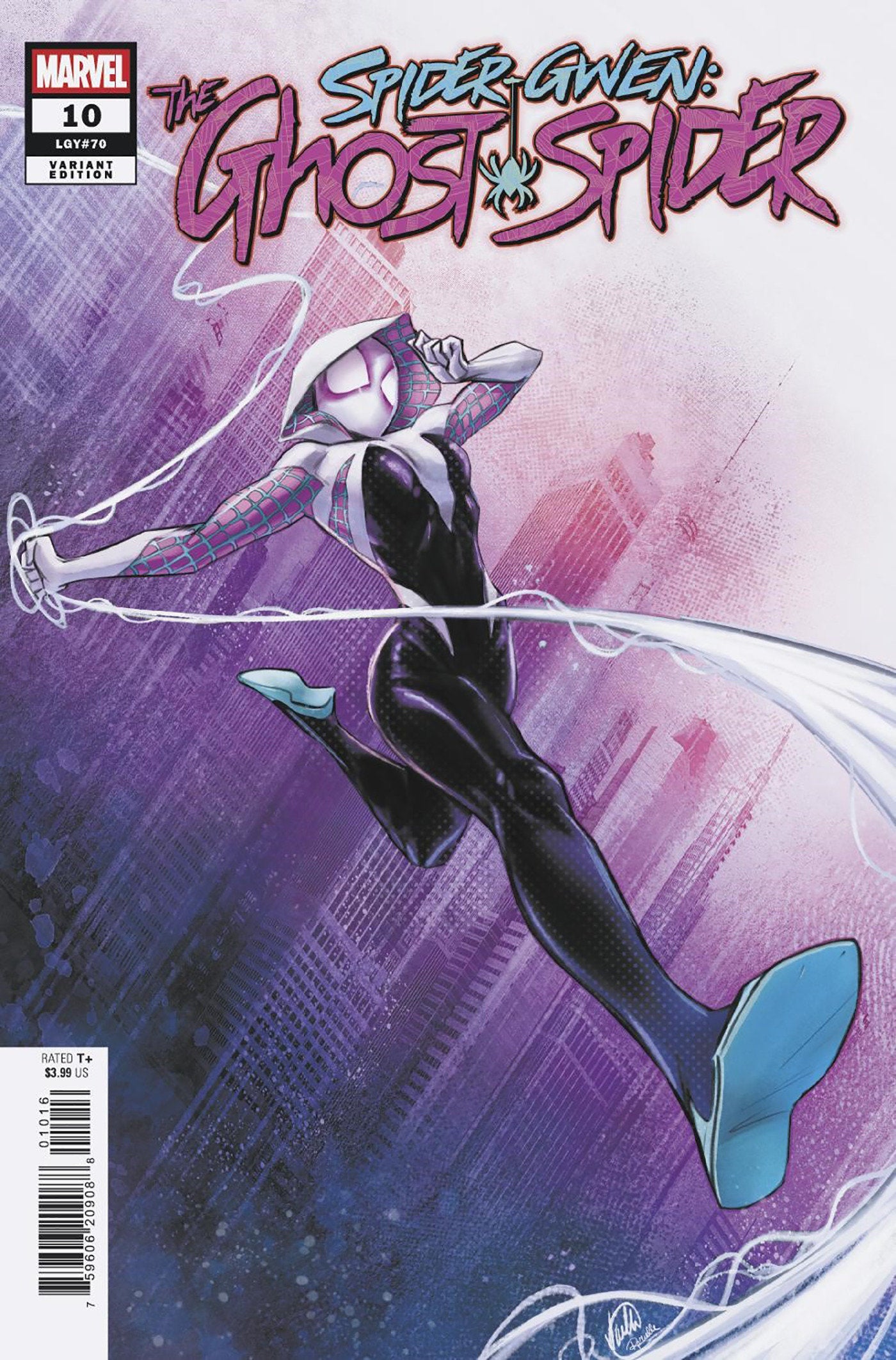 Stock Photo of Spider-Gwen: the Ghost-Spider #10 Joelle Jones 1:25 Variant Marvel Comics Comics sold by Stronghold Collectibles of Acadiana Lafayette, LA