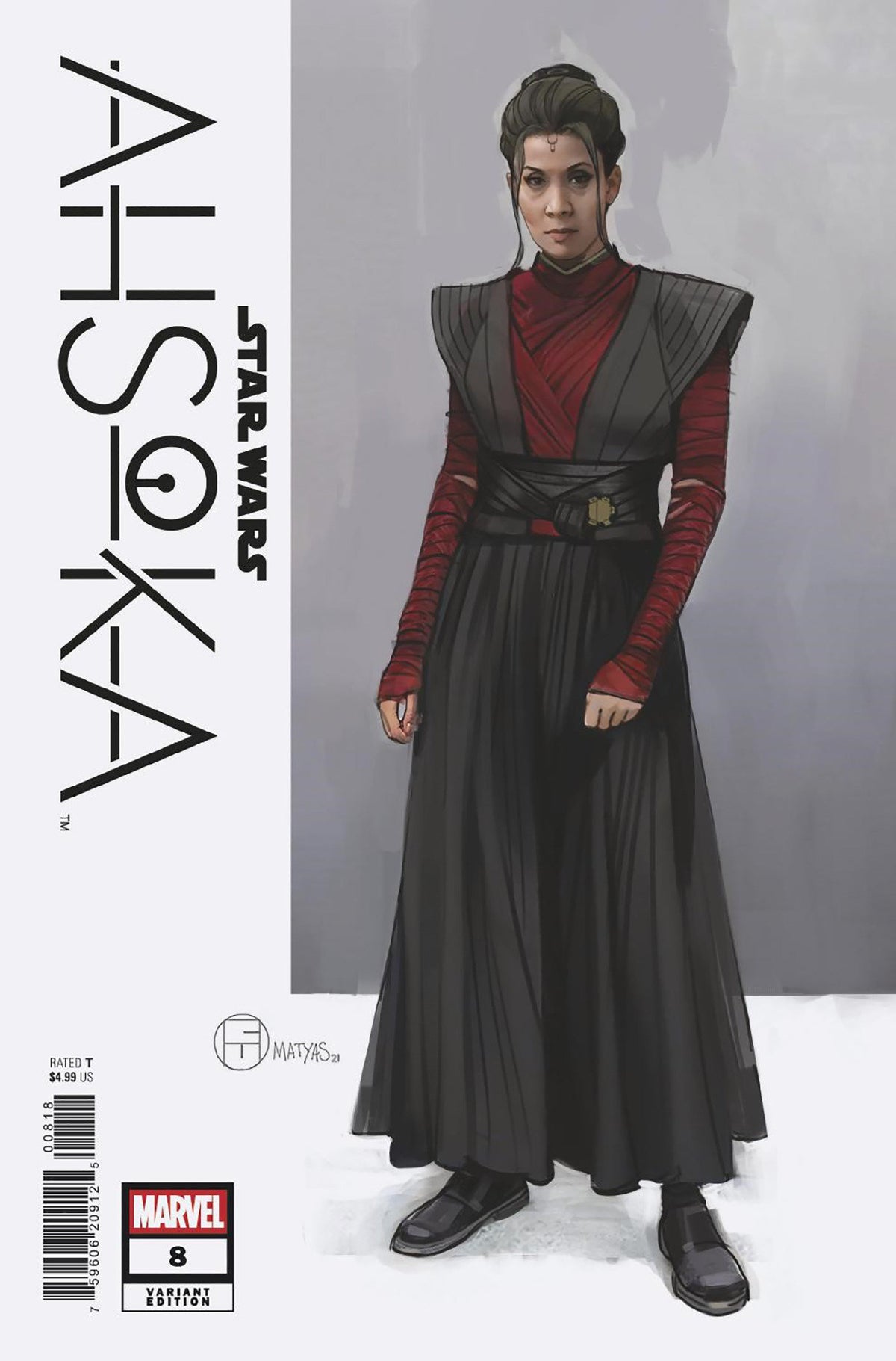 Stock Photo of Star Wars Ahsoka #8 1:10 Variant Edition Concept Art Variant Marvel Comics Comics sold by Stronghold Collectibles of Acadiana Lafayette, LA