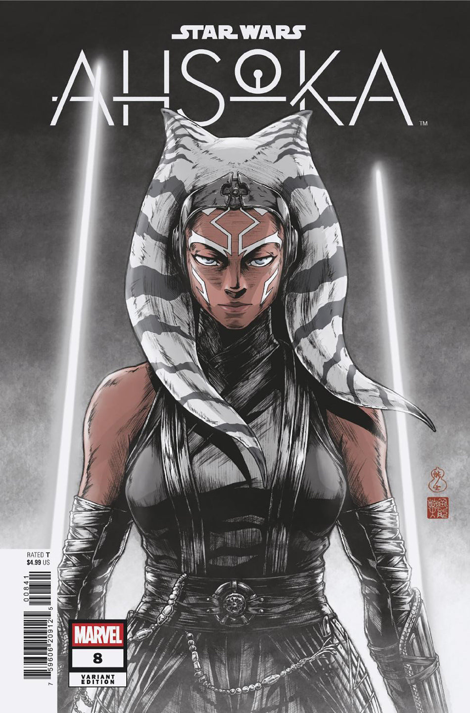 Stock Photo of Star Wars Ahsoka #8 Takashi Okazaki Variant Marvel Comics Comics sold by Stronghold Collectibles of Acadiana Lafayette, LA