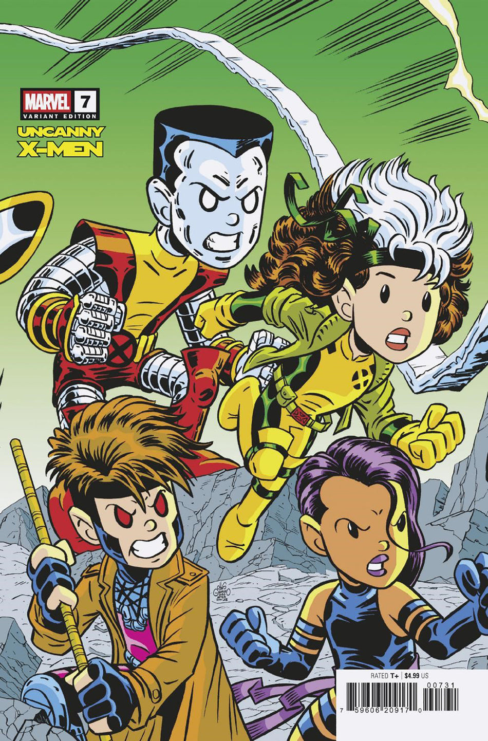 Stock Photo of Uncanny X-Men #7 Chris Giarrusso Connecting Variant [Rog] Marvel Comics Comics sold by Stronghold Collectibles of Acadiana Lafayette, LA