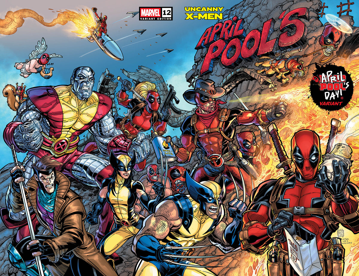 Stock Photo of Uncanny X-Men #12 Chad Hardin April Pool's Day Wraparound Variant Marvel Comics Comics sold by Stronghold Collectibles of Acadiana Lafayette, LA
