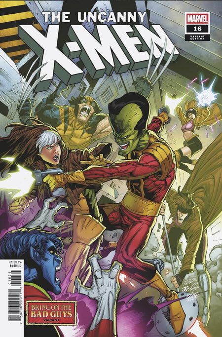 Stock Photo of Uncanny X-Men #16 Netho Diaz Bring On the Bad Guys Variant Marvel Comics Comics sold by Stronghold Collectibles of Acadiana Lafayette, LA