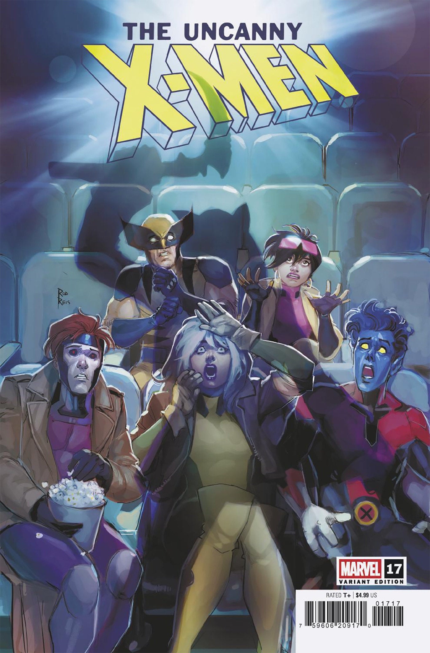 Stock Photo of Uncanny X-Men #17 1:25 Rod Reis Variant Marvel Comics Comics sold by Stronghold Collectibles of Acadiana Lafayette, LA