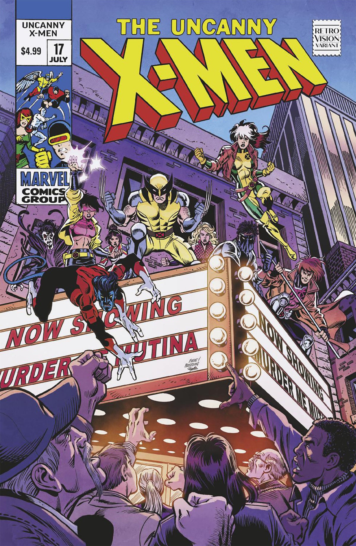 Stock Photo of Uncanny X-Men #17 Ron Frenz Retrovision Variant Marvel Comics Comics sold by Stronghold Collectibles of Acadiana Lafayette, LA