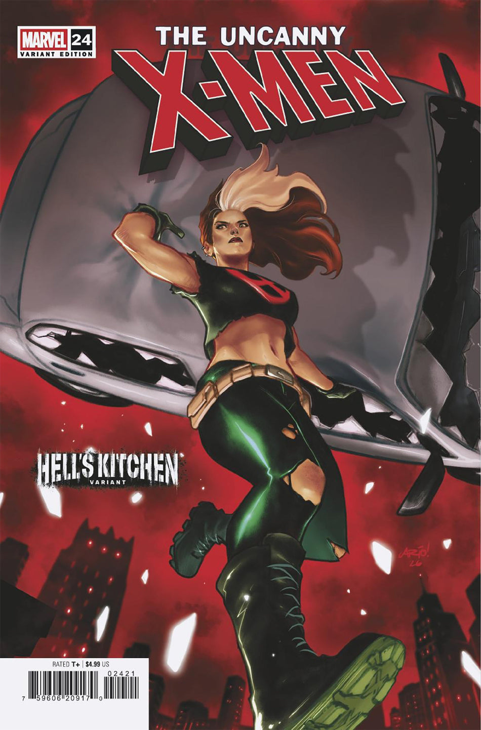 Stock Photo of  Uncanny X-Men #24 Ario Anindito Hell's Kitchen Variant Marvel Comics Comics sold by Stronghold Collectibles of Acadiana Lafayette, LA