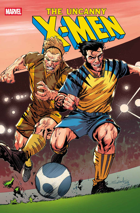 Stock Photo of  Uncanny X-Men #29 Jonas Scharf Marvel Soccer Variant Marvel Comics Comics sold by Stronghold Collectibles of Acadiana Lafayette, LA