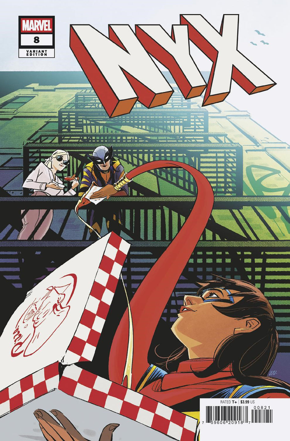 Stock Photo of NYX #8 Annie Wu Variant Marvel Comics Comics sold by Stronghold Collectibles of Acadiana Lafayette, LA