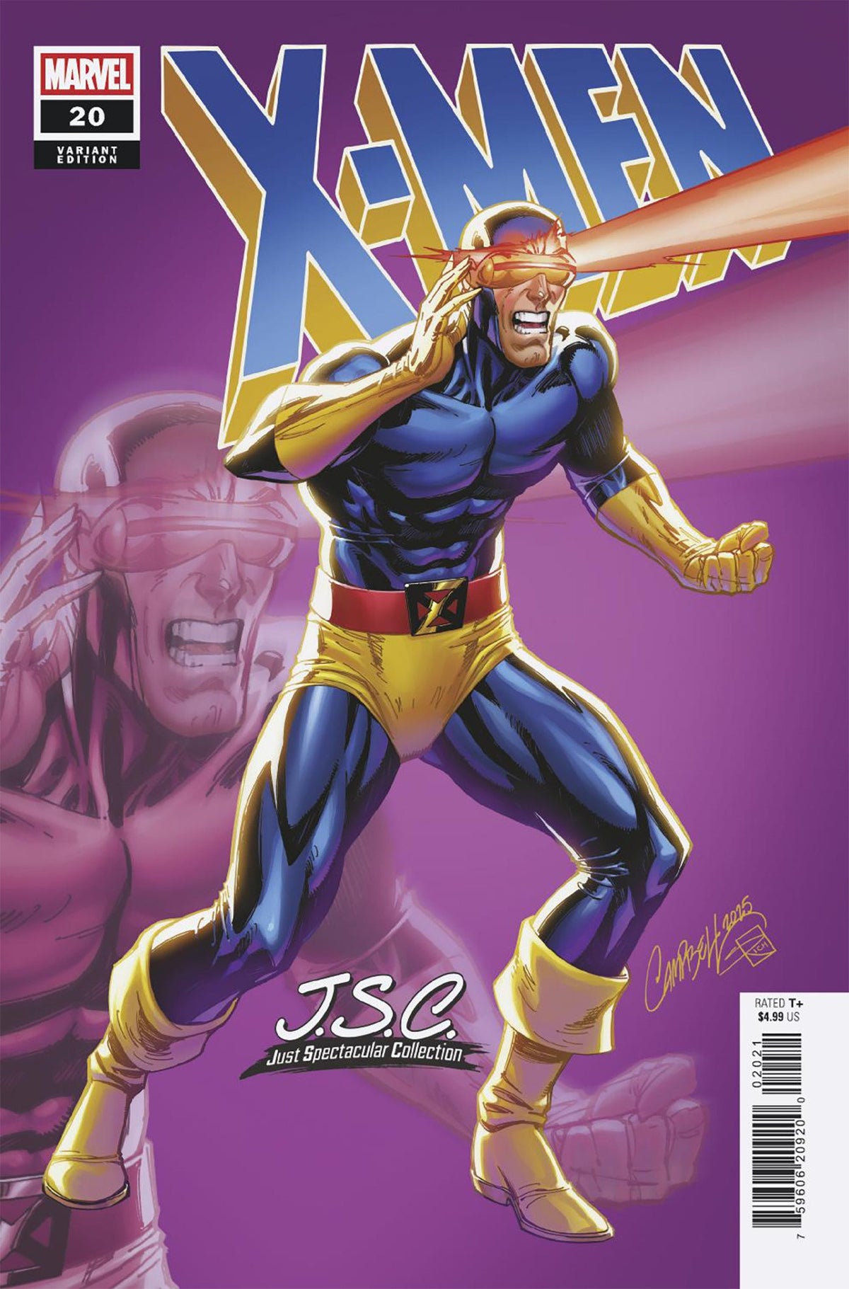 Stock Photo of X-Men #20 J. Scott Campbell Just Spectacular Collection Variant Marvel Comics Comics sold by Stronghold Collectibles of Acadiana Lafayette, LA