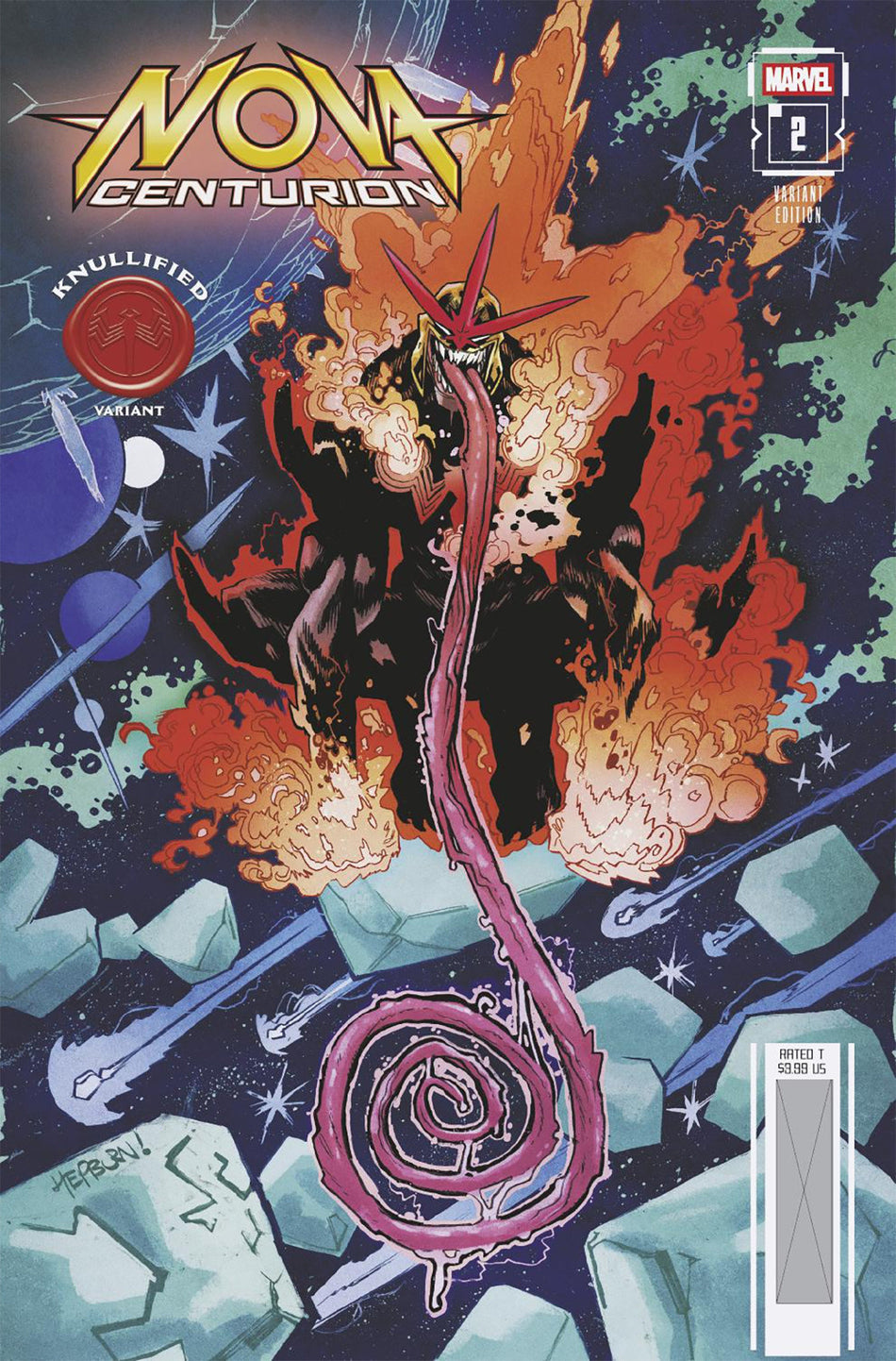 Stock Photo of  Nova: Centurion #2 Scott Hepburn Knullified Variant Marvel Comics Comics sold by Stronghold Collectibles of Acadiana Lafayette, LA