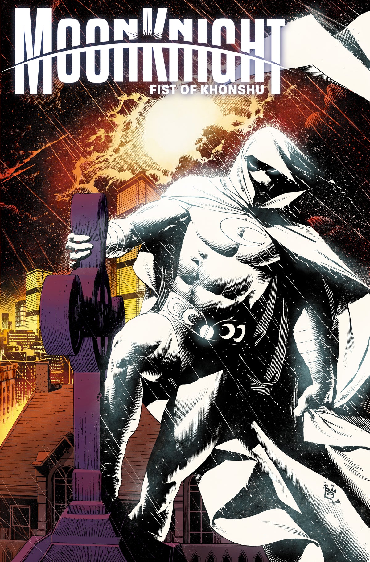Stock Photo of Moon Knight: Fist of Khonshu #10 Paulo Siqueira Retrovision Variant Marvel Comics Comics sold by Stronghold Collectibles of Acadiana Lafayette, LA