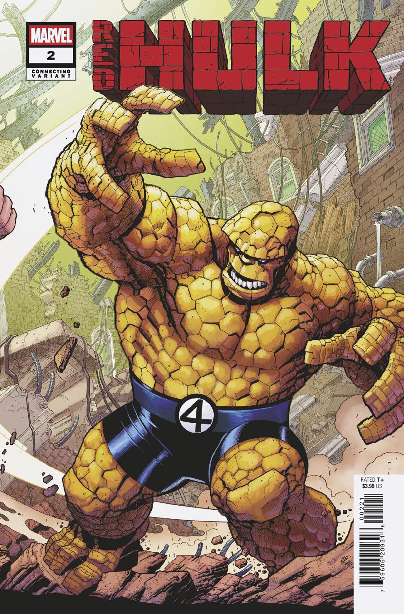 Stock Photo of Red Hulk #2 Nick Bradshaw Thing Connecting Variant [Doom] Marvel Comics Comics sold by Stronghold Collectibles of Acadiana Lafayette, LA