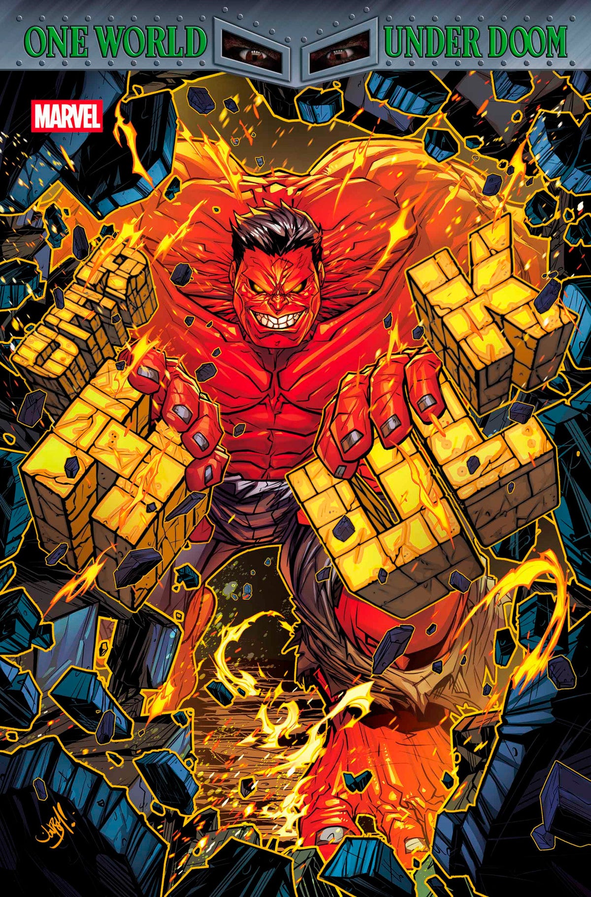 Stock Photo of Red Hulk #4 Jonboy Meyers Variant [Doom] Marvel Comics Comics sold by Stronghold Collectibles of Acadiana Lafayette, LA