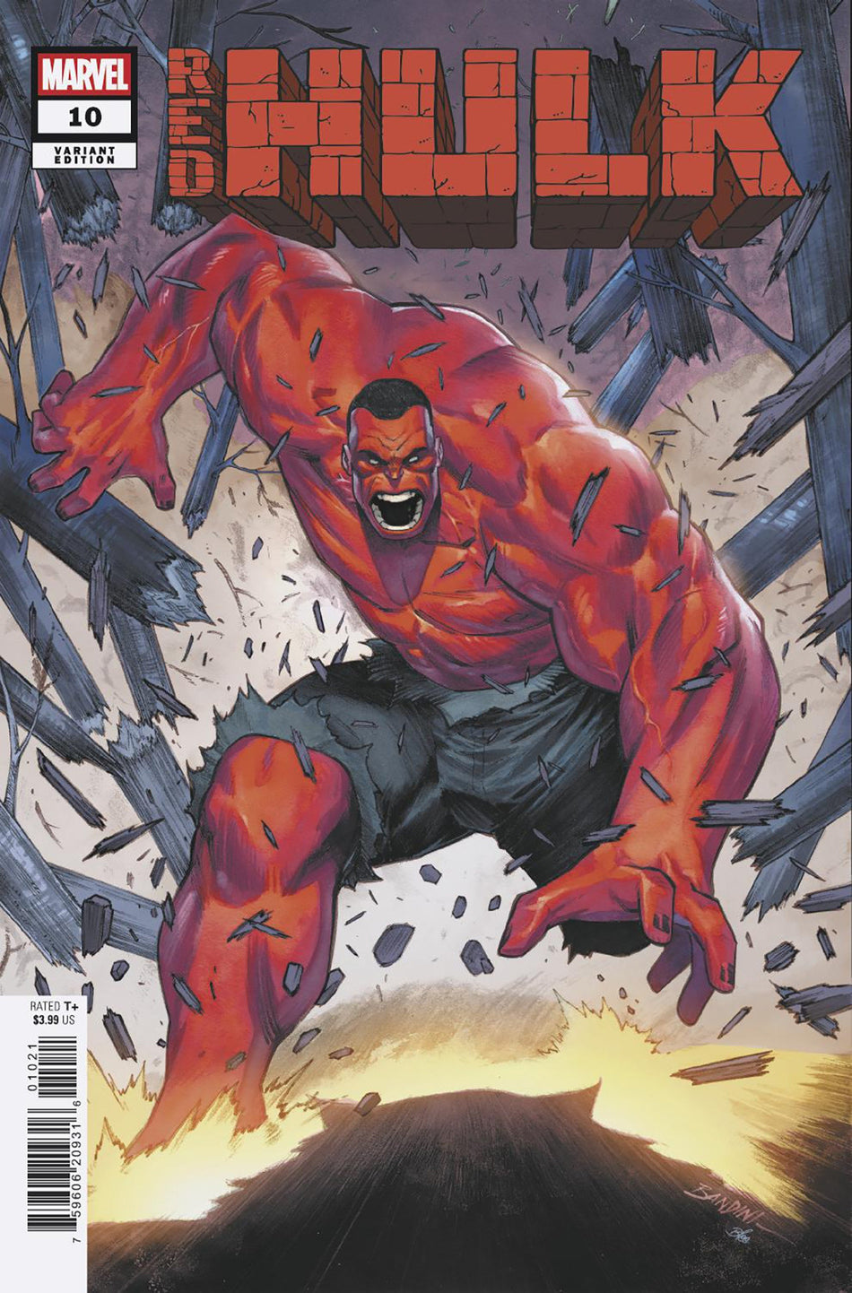 Stock Photo of Red Hulk #10 Michele Bandini Variant [Doom] Marvel Comics Comics sold by Stronghold Collectibles of Acadiana Lafayette, LA