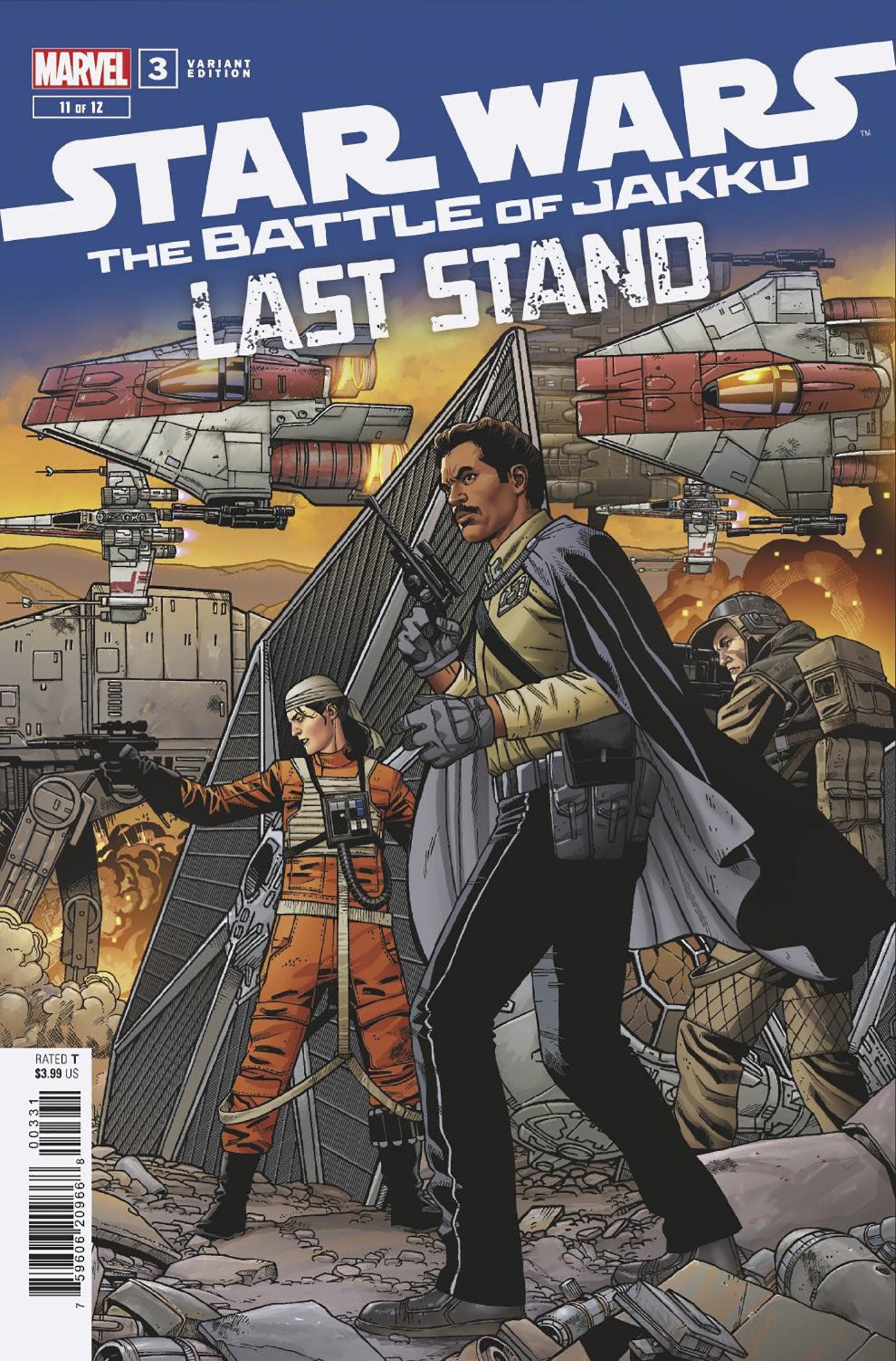 Stock Photo of Star Wars Battle of Jakku Last Stand #3 (Of 4) Rosanas Variant Marvel Comics Comics sold by Stronghold Collectibles of Acadiana Lafayette, LA