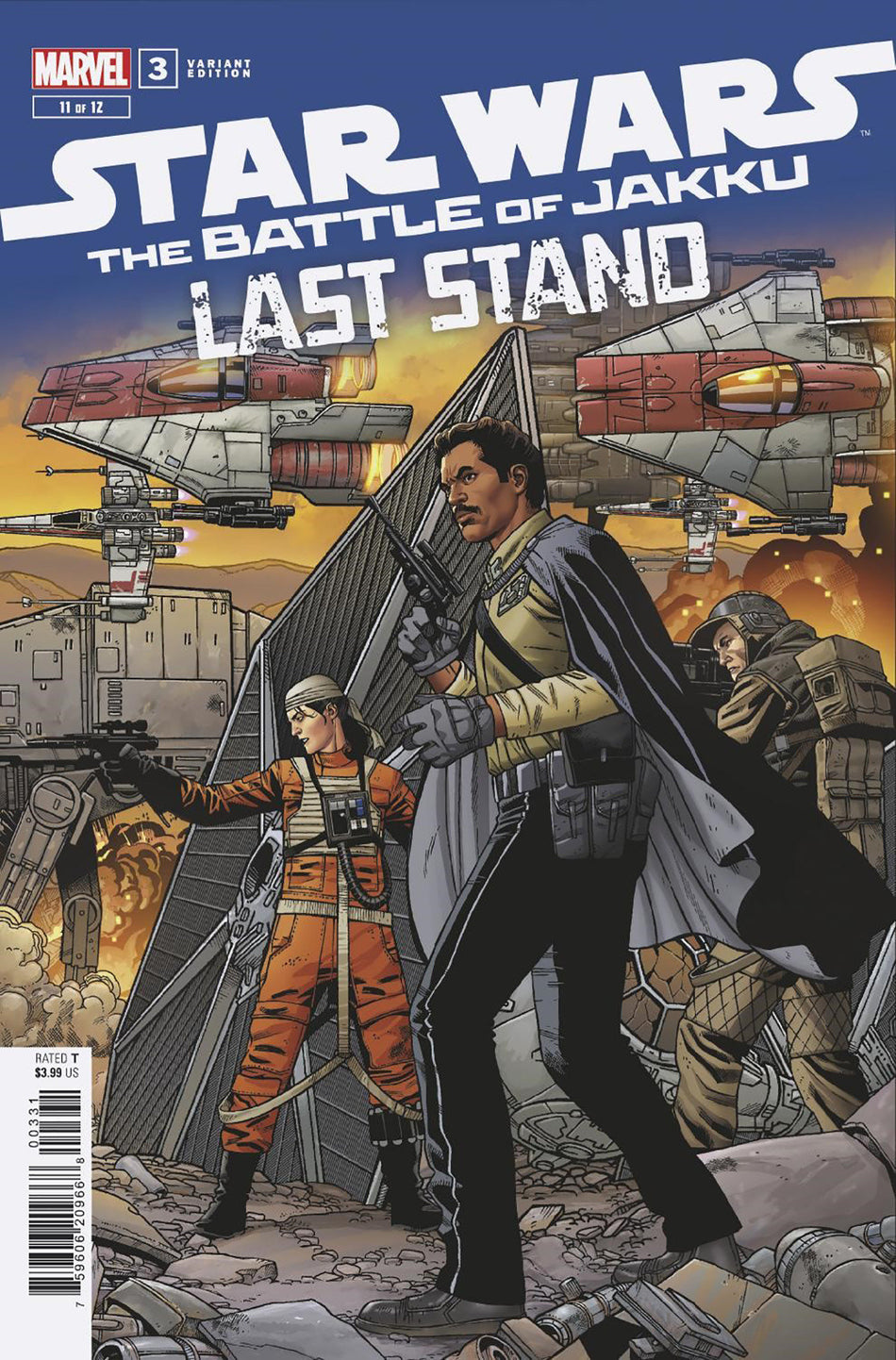 Stock Photo of Star Wars Battle of Jakku Last Stand #3 (Of 4) Rosanas Variant Marvel Comics Comics sold by Stronghold Collectibles of Acadiana Lafayette, LA