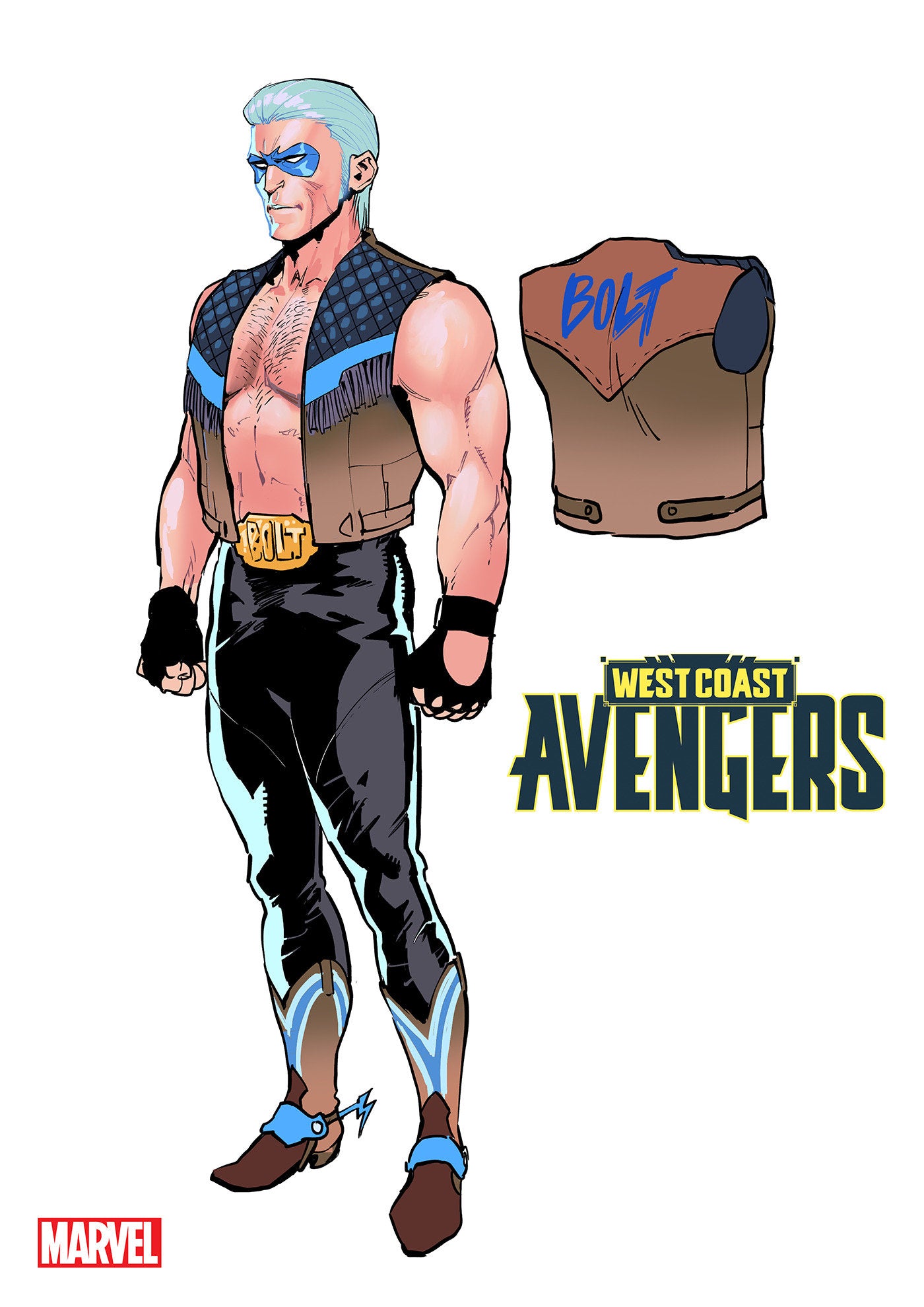 Stock Photo of West Coast Avengers #1 Danny Kim 1:10 Design Variant Marvel Comics Comics sold by Stronghold Collectibles of Acadiana Lafayette, LA