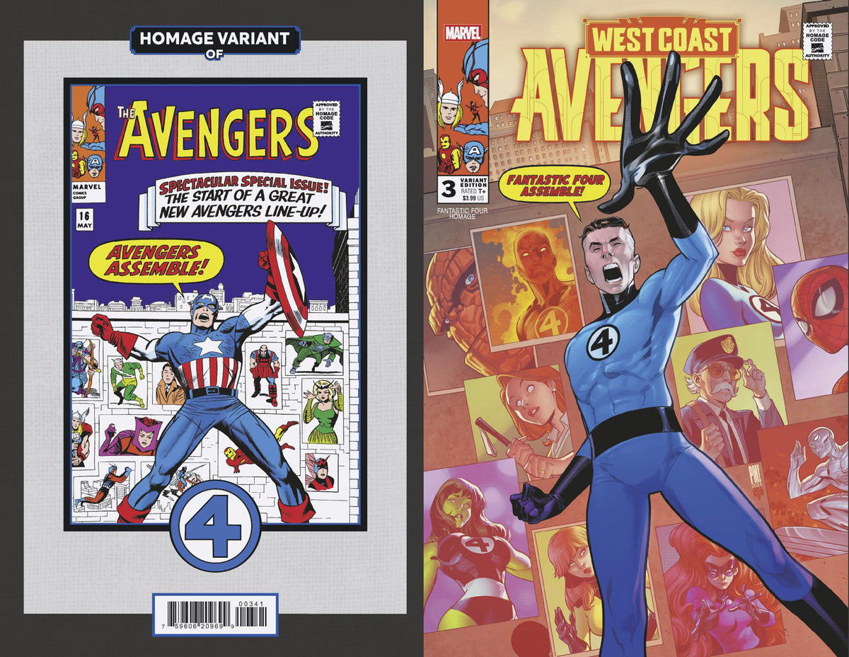 Stock Photo of West Coast Avengers #3 Paco Medina Fantastic Four Homage Variant Marvel Comics Comics sold by Stronghold Collectibles of Acadiana Lafayette, LA