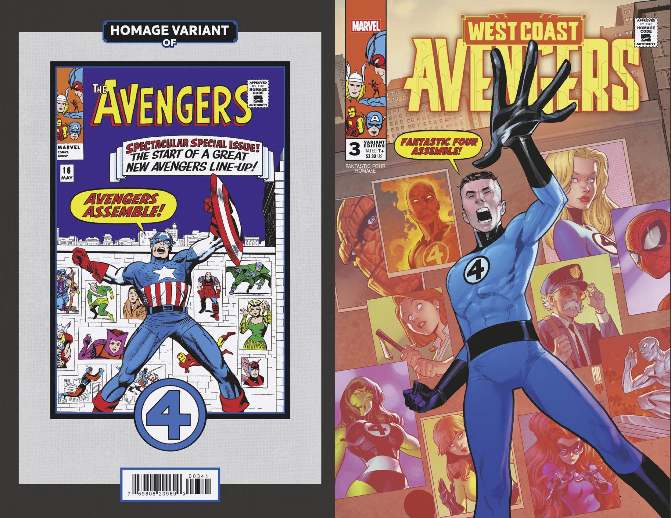 Stock Photo of West Coast Avengers #3 Paco Medina Fantastic Four Homage Variant Marvel Comics Comics sold by Stronghold Collectibles of Acadiana Lafayette, LA