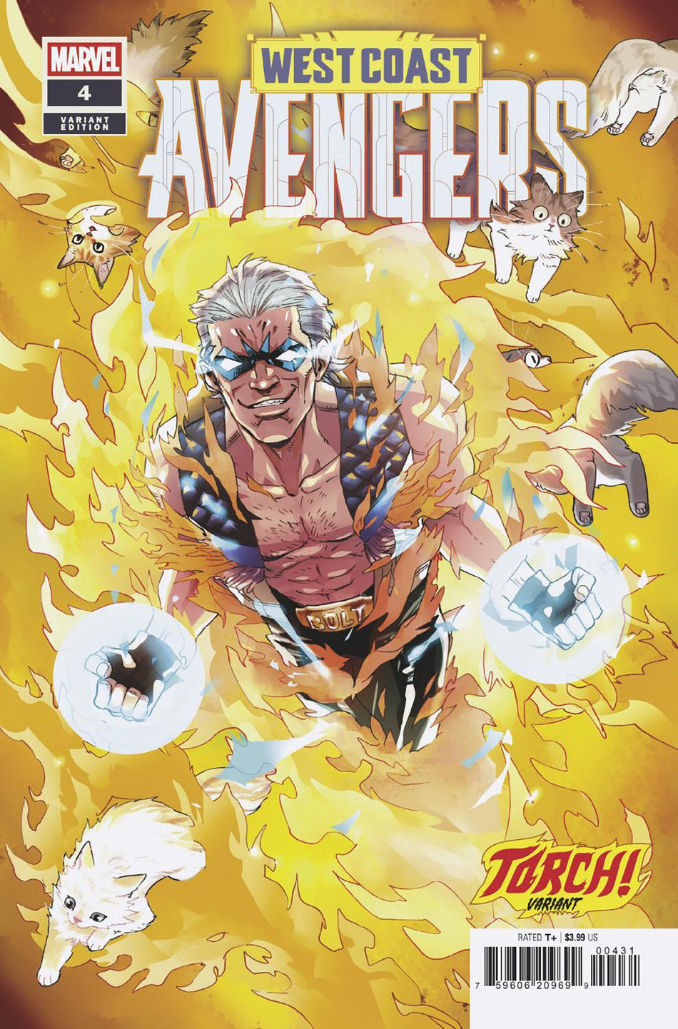 Stock Photo of West Coast Avengers #4 Nao Fuji Torch! Variant Marvel Comics Comics sold by Stronghold Collectibles of Acadiana Lafayette, LA