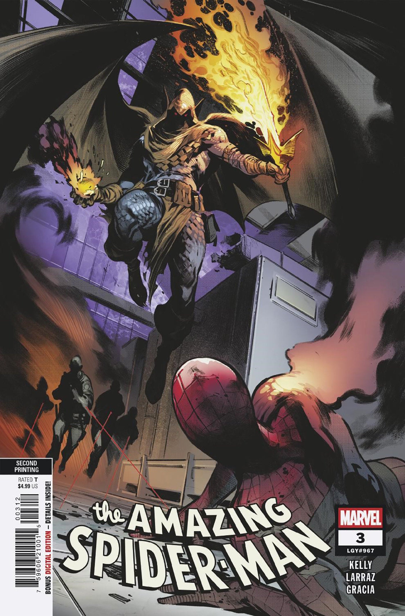 Stock Photo of Amazing Spider-Man #3 Pepe Larraz 2nd Print Variant Marvel Comics Comics sold by Stronghold Collectibles of Acadiana Lafayette, LA