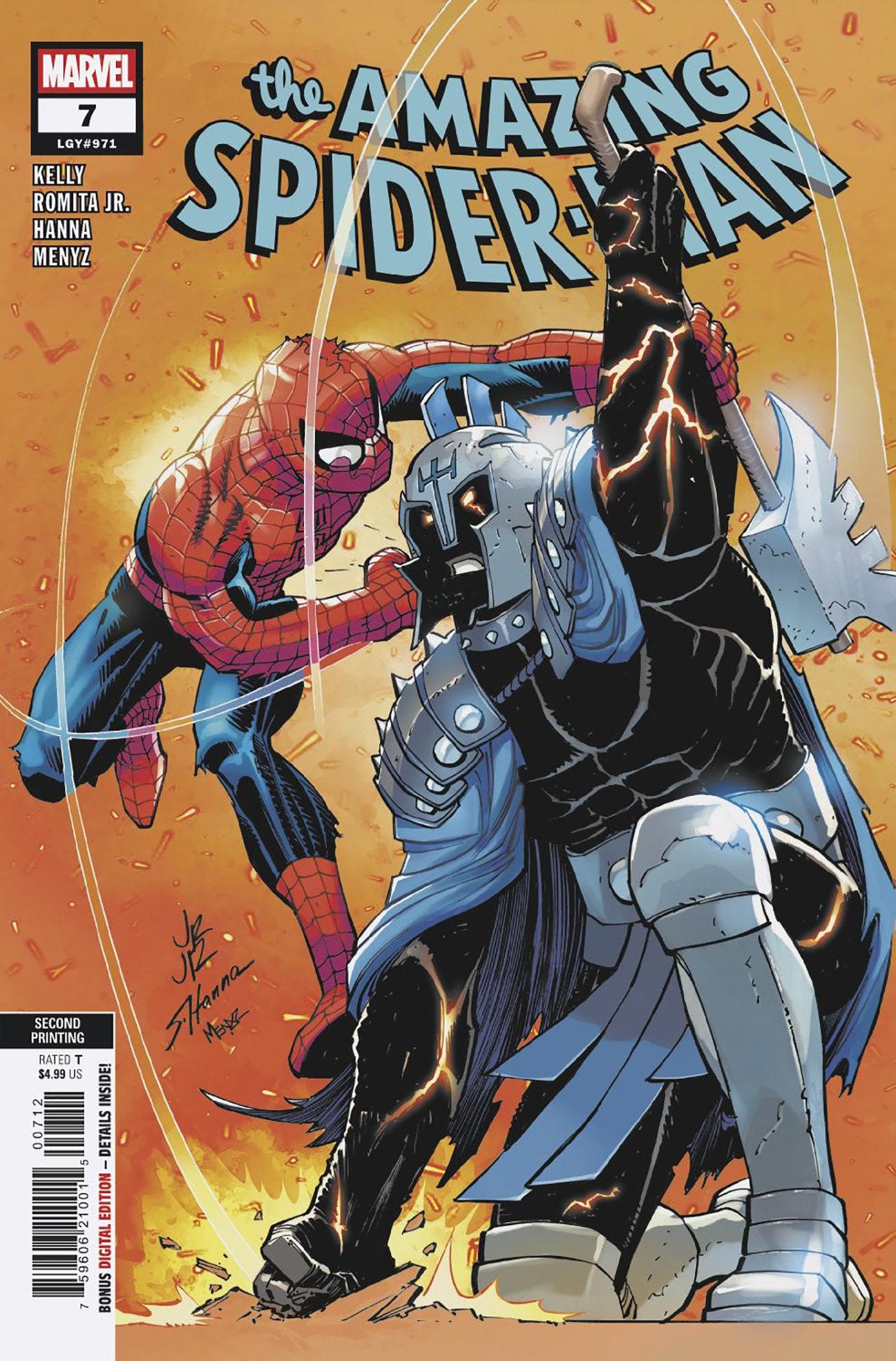 Stock Photo of Amazing Spider-Man #7 John Romita Jr. 2nd Print Variant Marvel Comics Comics sold by Stronghold Collectibles of Acadiana Lafayette, LA