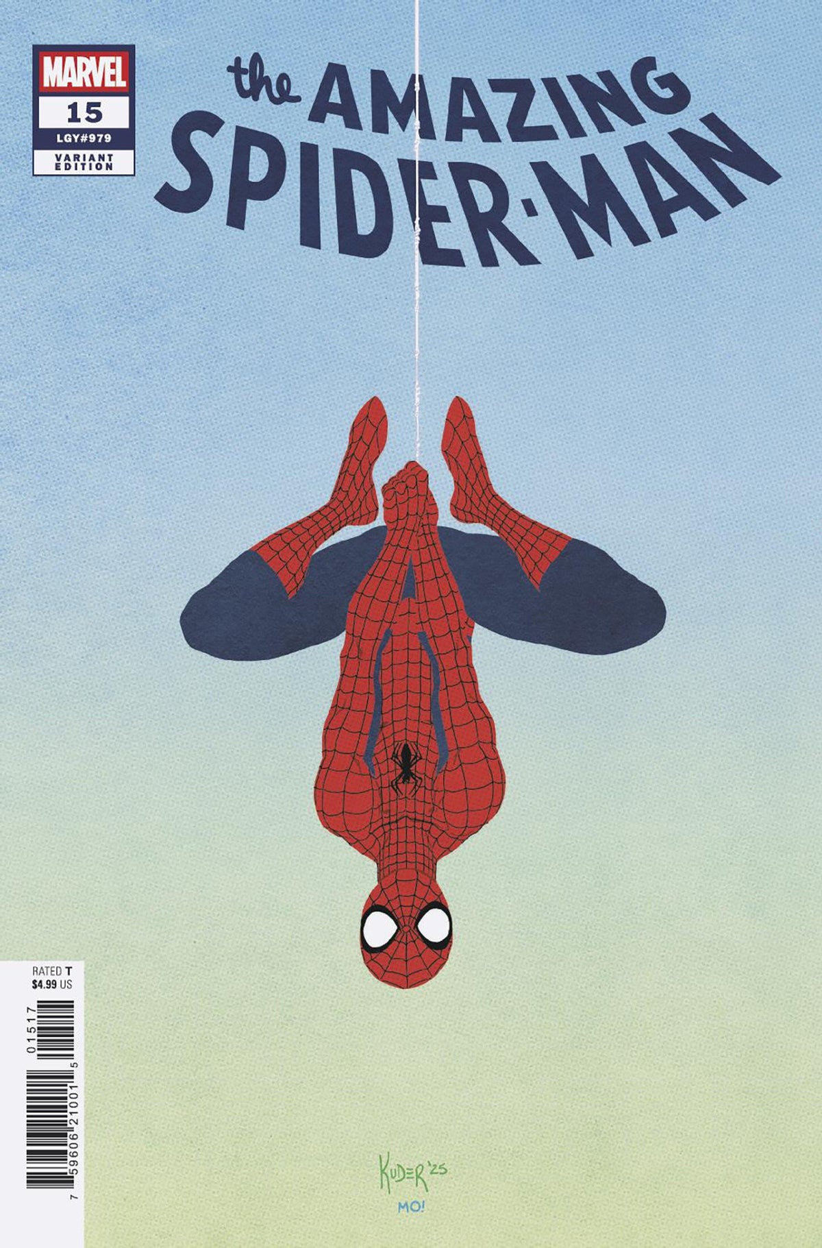 Stock Photo of Amazing Spider-Man #15 Aaron Kuder 1:25 Variant Marvel Comics Comics sold by Stronghold Collectibles of Acadiana Lafayette, LA