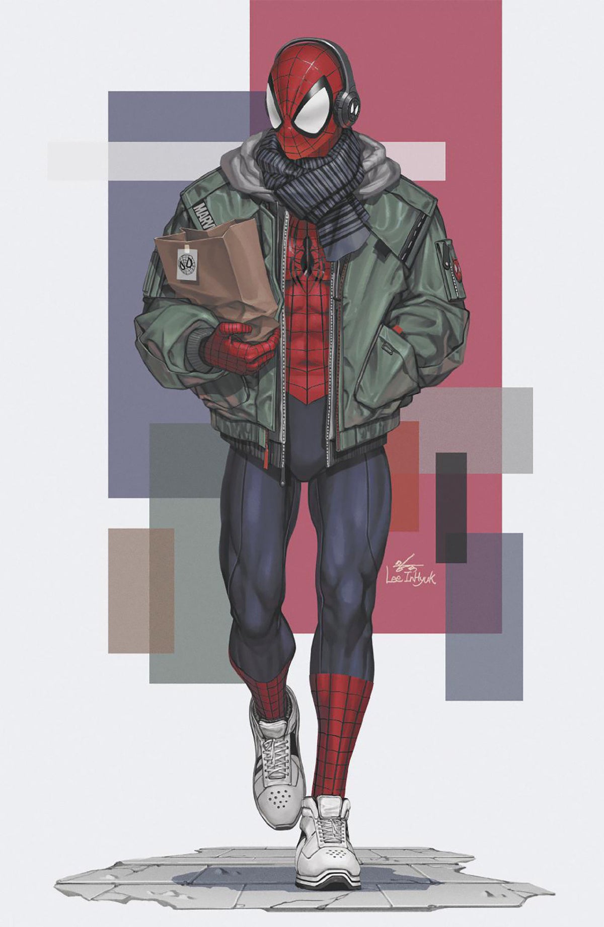 Stock Photo of Amazing Spider-Man #15 Inhyuk Lee Street Verse 1:50 Full Art Variant Marvel Comics Comics sold by Stronghold Collectibles of Acadiana Lafayette, LA