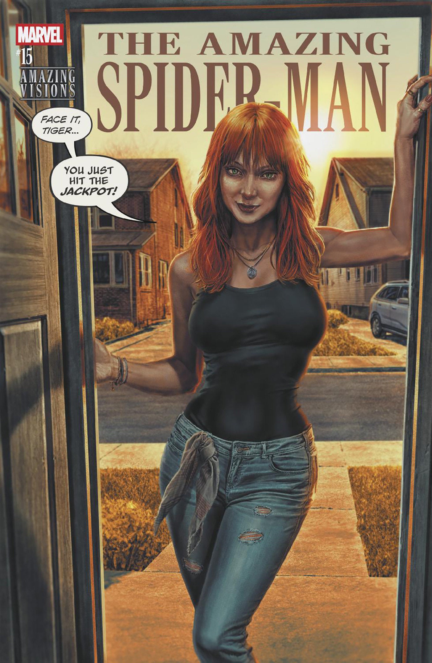 Stock Photo of Amazing Spider-Man #15 Lee Bermejo Amazing Visions Variant Marvel Comics Comics sold by Stronghold Collectibles of Acadiana Lafayette, LA