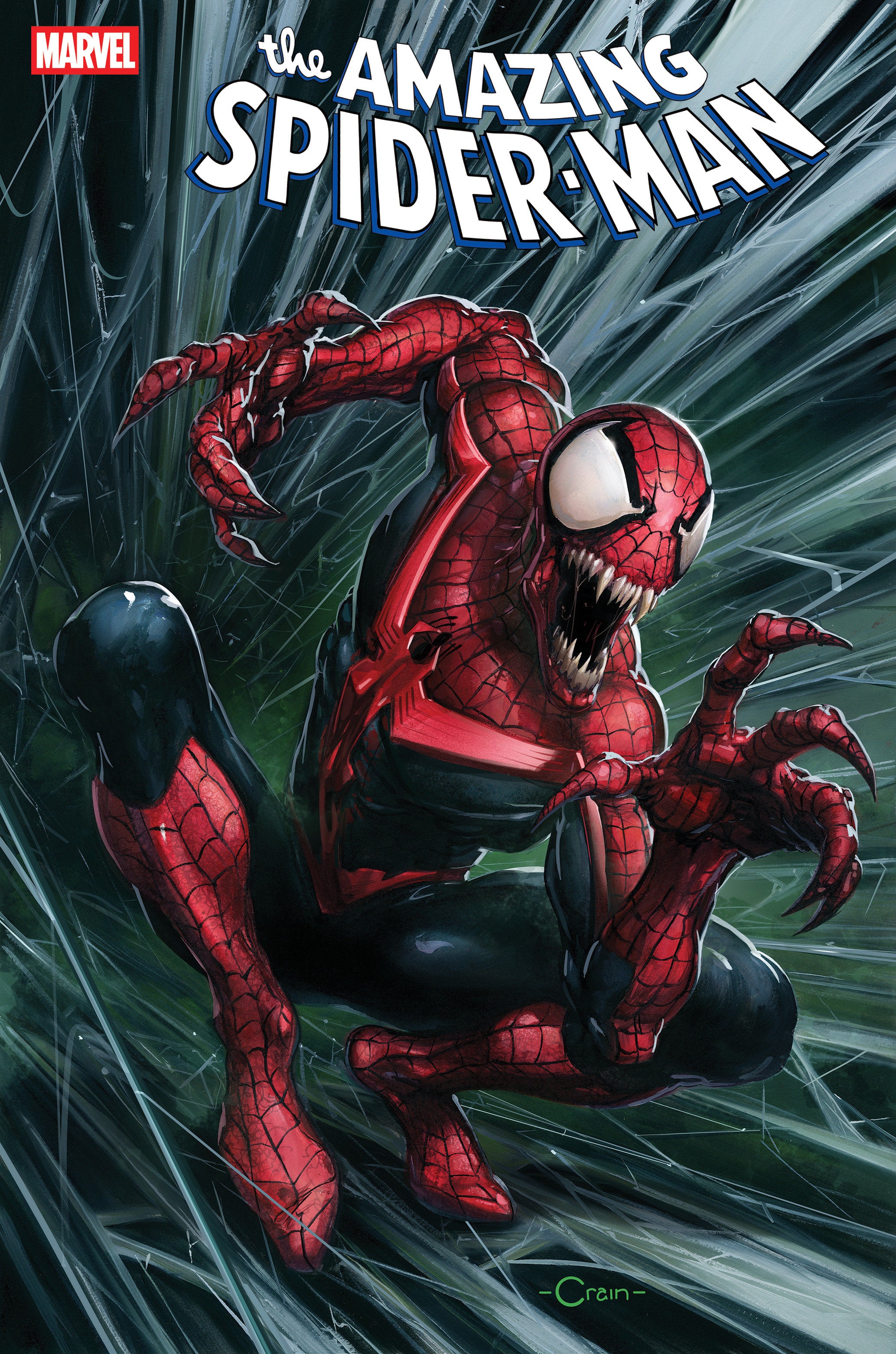 Stock Photo of  Amazing Spider-Man #17 Clayton Crain Knullified Variant Marvel Comics Comics sold by Stronghold Collectibles of Acadiana Lafayette, LA