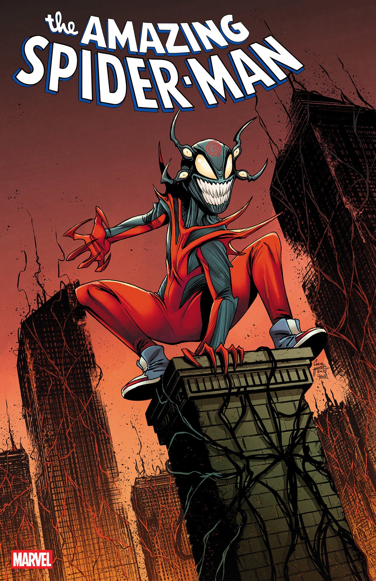 Stock Photo of  Amazing Spider-Man #18 Corin Howell Knullified Variant Marvel Comics Comics sold by Stronghold Collectibles of Acadiana Lafayette, LA
