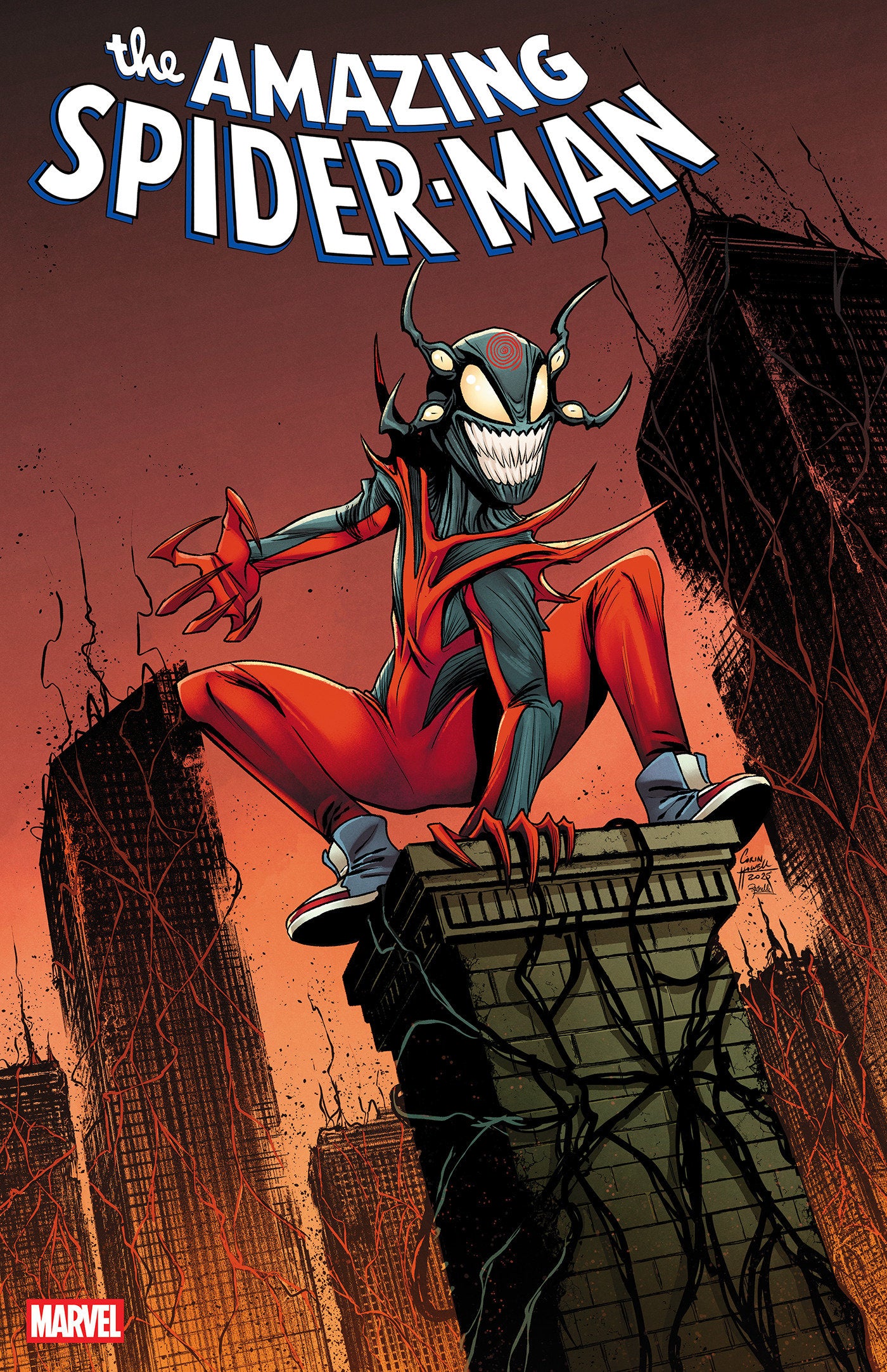 Stock Photo of  Amazing Spider-Man #18 Corin Howell Knullified Variant Marvel Comics Comics sold by Stronghold Collectibles of Acadiana Lafayette, LA