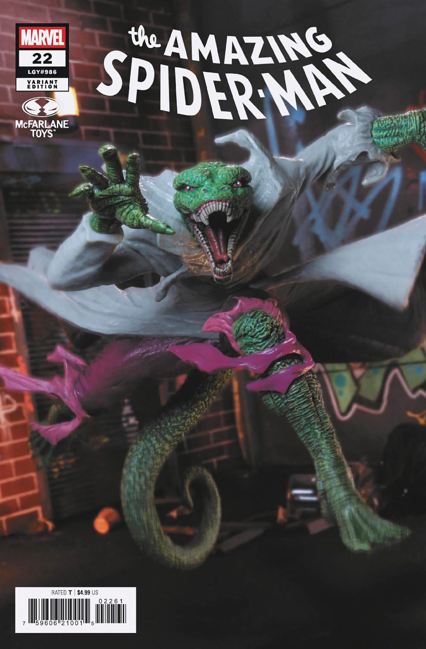 Stock Photo of  Amazing Spider-Man #22 McFarlane Toys Variant Marvel Comics Comics sold by Stronghold Collectibles of Acadiana Lafayette, LA