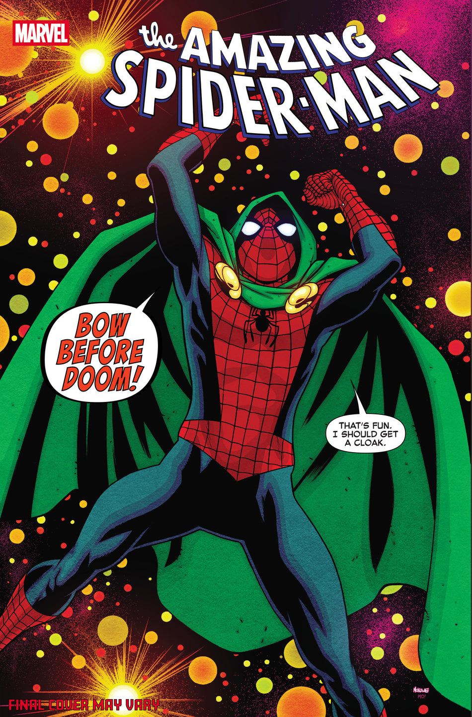 Stock Photo of  Amazing Spider-Man #23 Mike McKone Doom Homage Variant [Ds] Marvel Comics Comics sold by Stronghold Collectibles of Acadiana Lafayette, LA