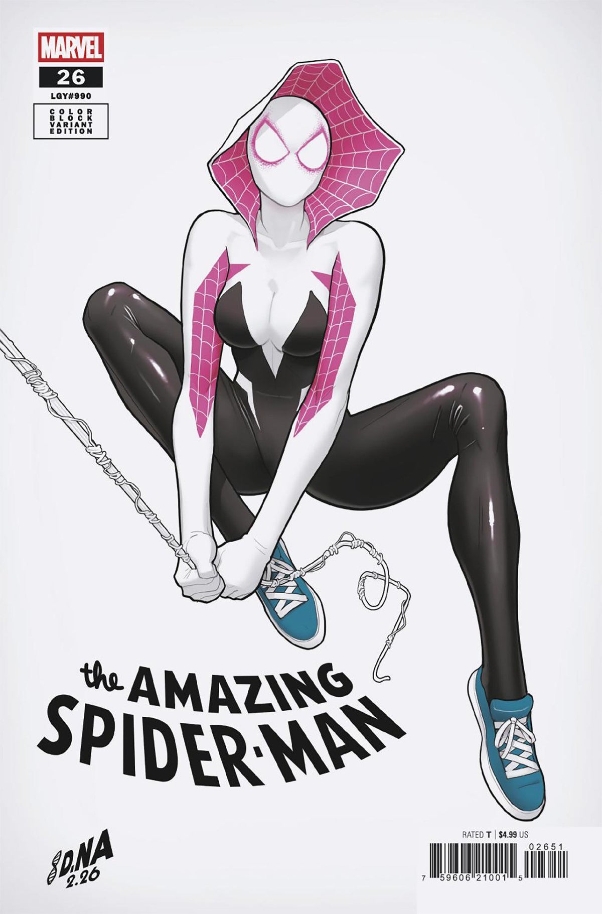 Stock Photo of  Amazing Spider-Man #26 David Nakayama Color Block White Variant [Ds] Marvel Comics Comics sold by Stronghold Collectibles of Acadiana Lafayette, LA