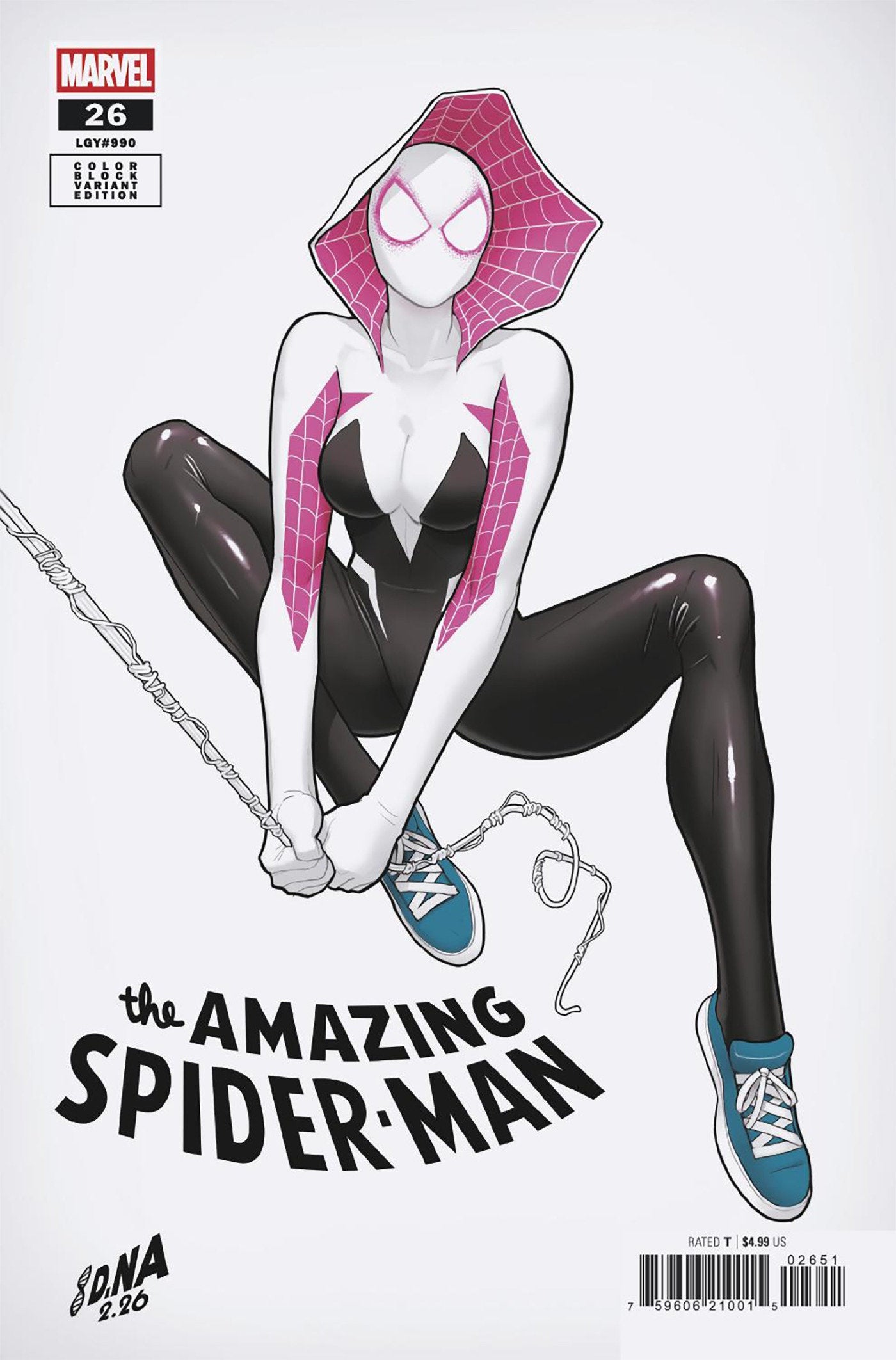 Stock Photo of  Amazing Spider-Man #26 David Nakayama Color Block White Variant [Ds] Marvel Comics Comics sold by Stronghold Collectibles of Acadiana Lafayette, LA