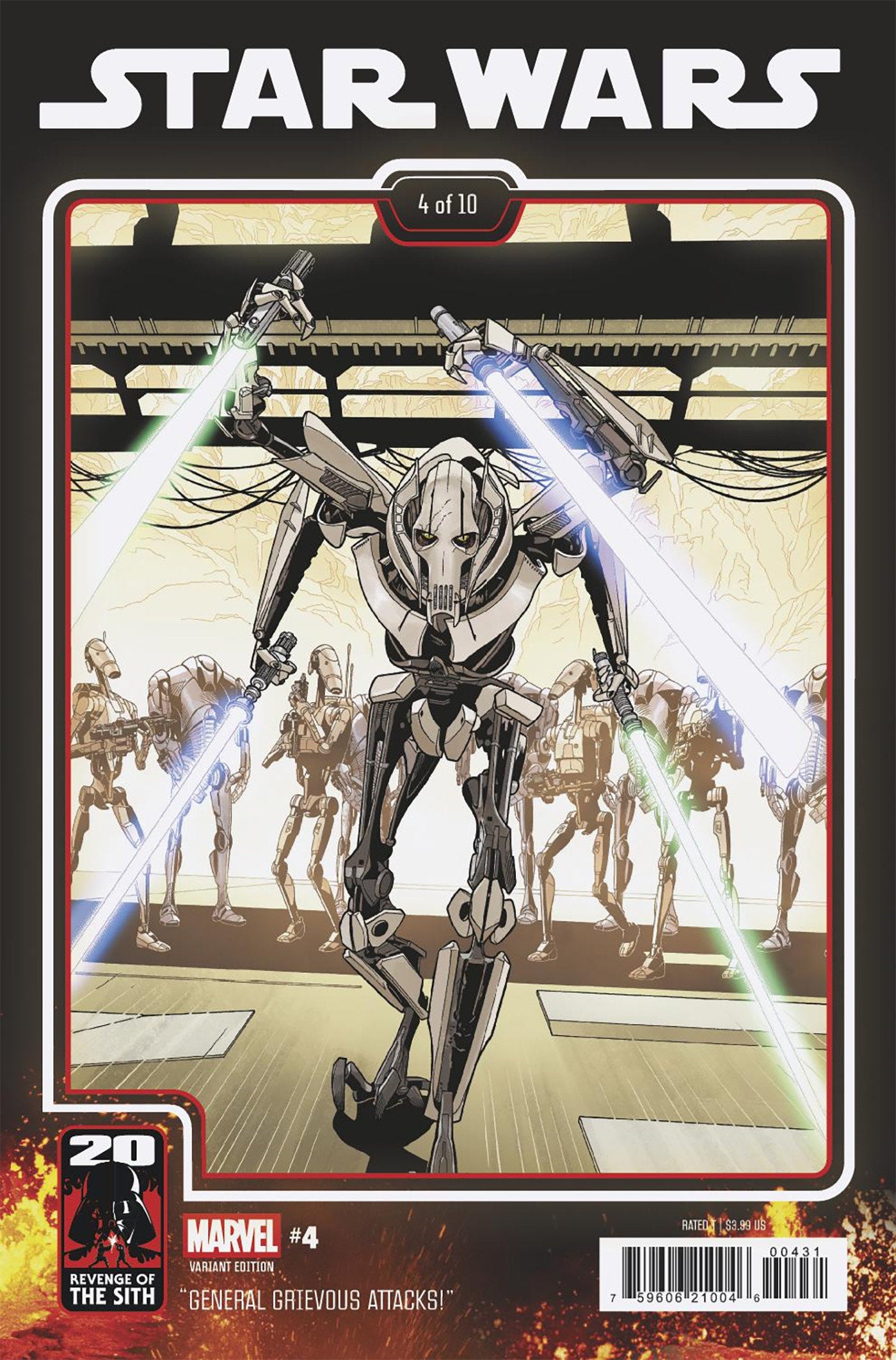 Stock Photo of Star Wars #4 Chris Sprouse Revenge of the Sith 20th Anniversary Variant Marvel Comics Comics sold by Stronghold Collectibles of Acadiana Lafayette, LA