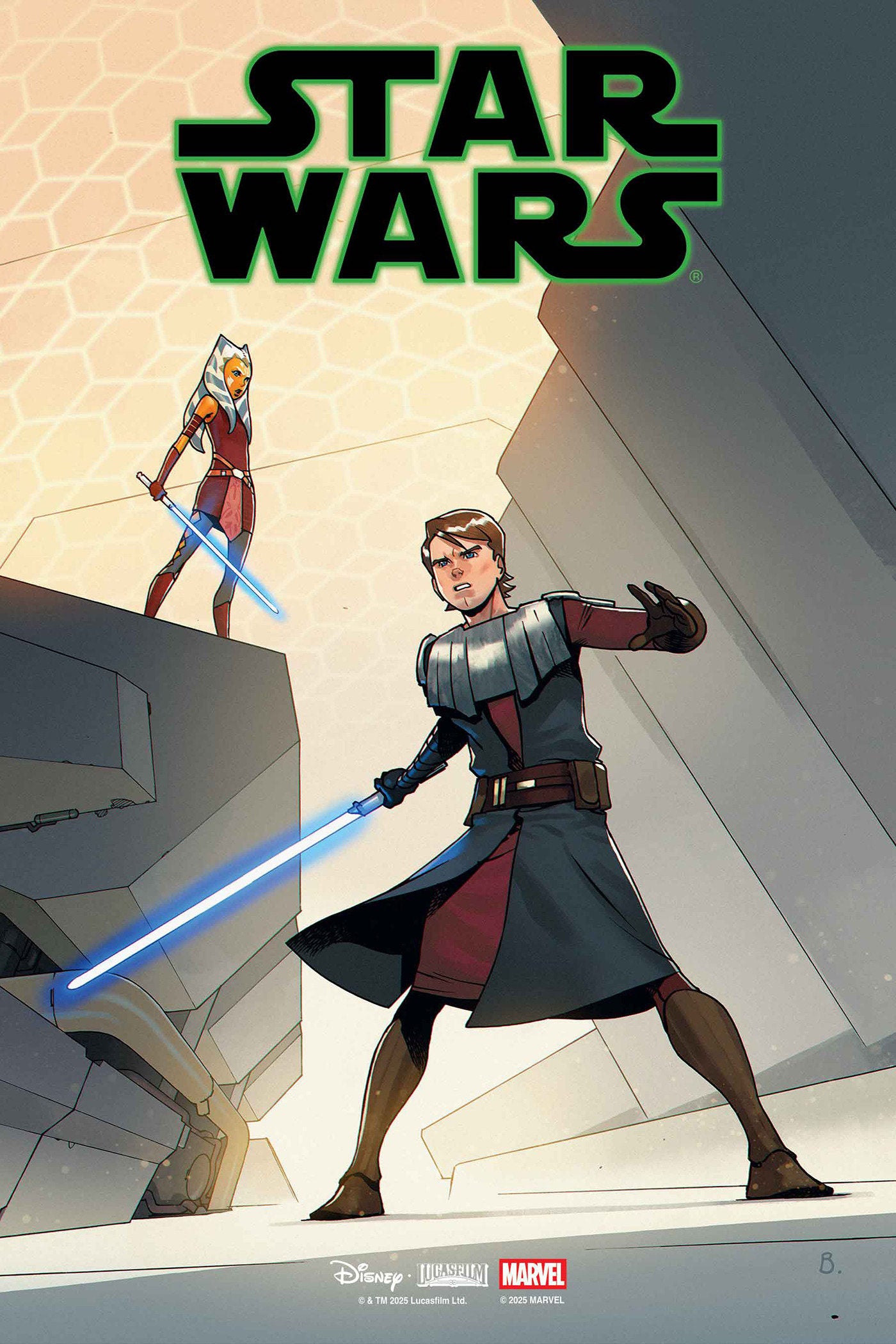 Stock Photo of Star Wars #6 Bengal Ahsoka & Anakin Jedi Knights Variant Marvel Comics Comics sold by Stronghold Collectibles of Acadiana Lafayette, LA