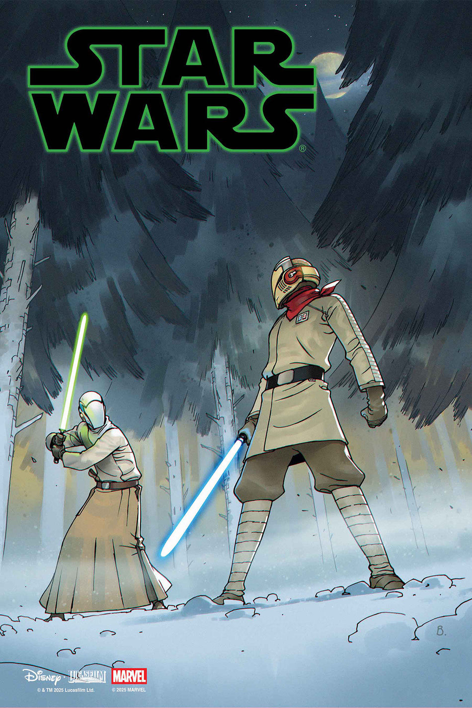 Stock Photo of  Star Wars #8 Bengal Luke Skywalker & Leia Organa Jedi Knights Variant Marvel Comics Comics sold by Stronghold Collectibles of Acadiana Lafayette, LA