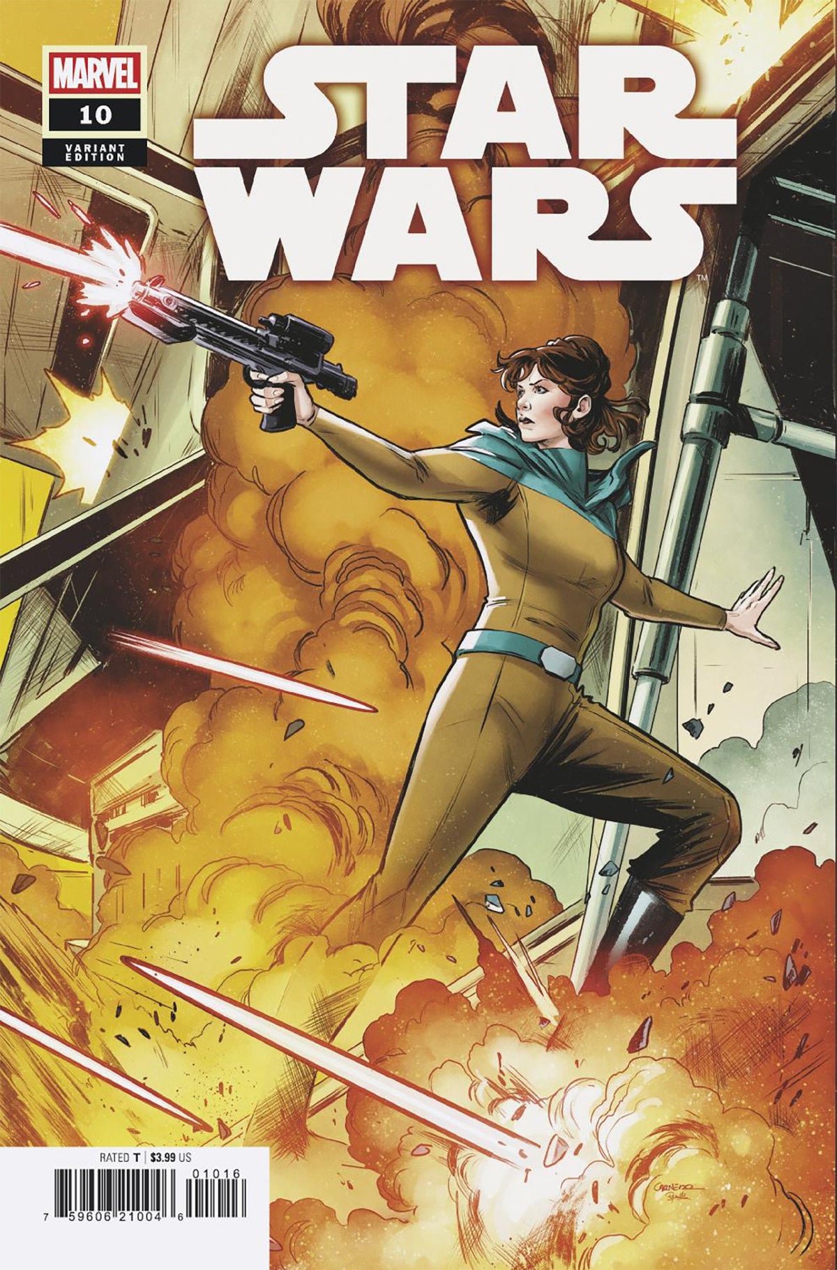 Stock Photo of  Star Wars #10 Carmen Carnero 1:25 Variant Marvel Comics Comics sold by Stronghold Collectibles of Acadiana Lafayette, LA