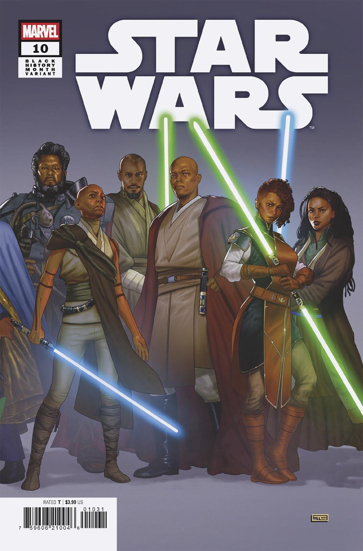 Stock Photo of  Star Wars #10 Taurin Clarke 2 Part Black History Month Connecting Variant Marvel Comics Comics sold by Stronghold Collectibles of Acadiana Lafayette, LA