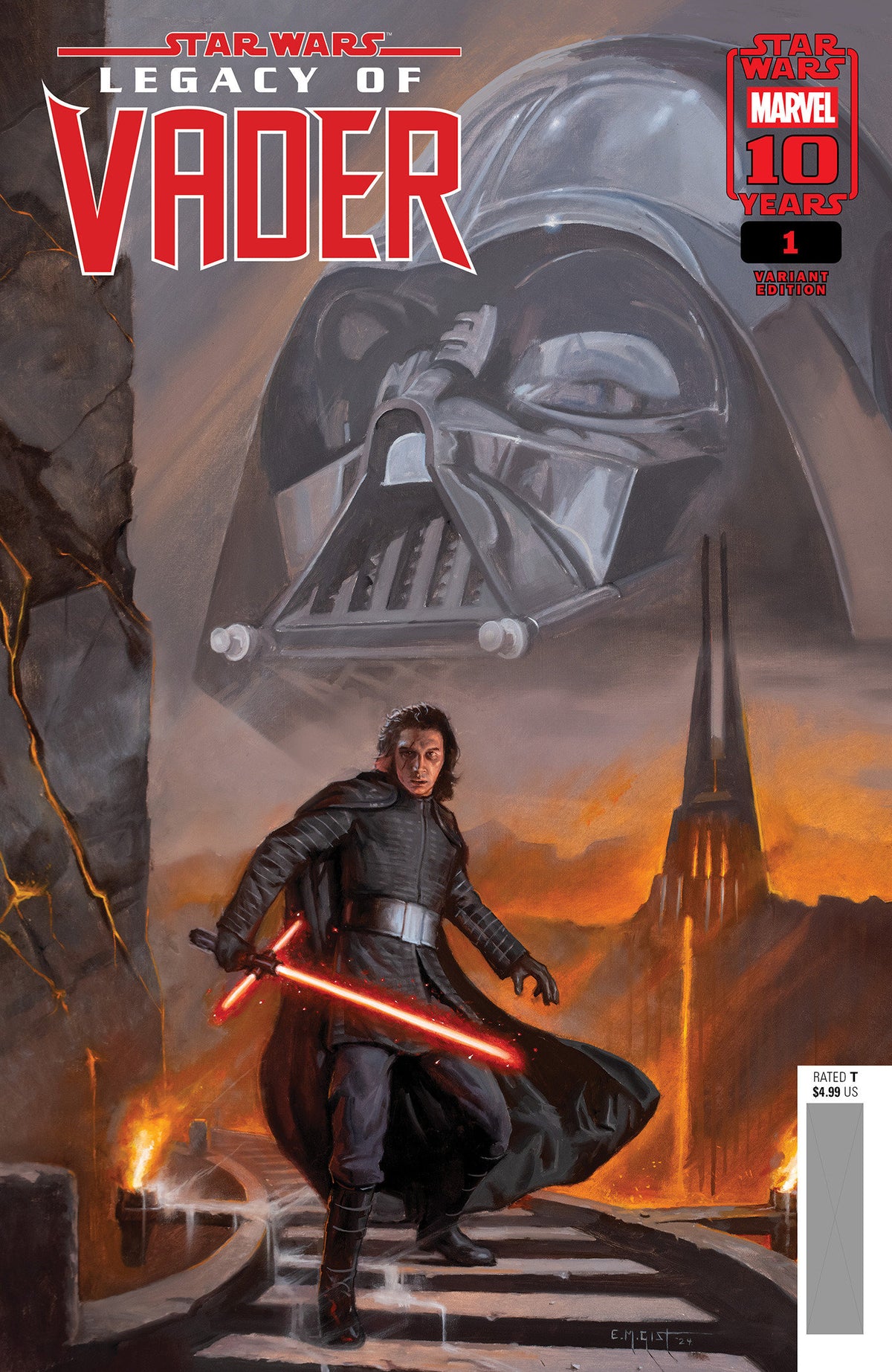 Stock Photo of Star Wars: Legacy of Vader #1 E.M. Gist Variant Marvel Comics Comics sold by Stronghold Collectibles of Acadiana Lafayette, LA