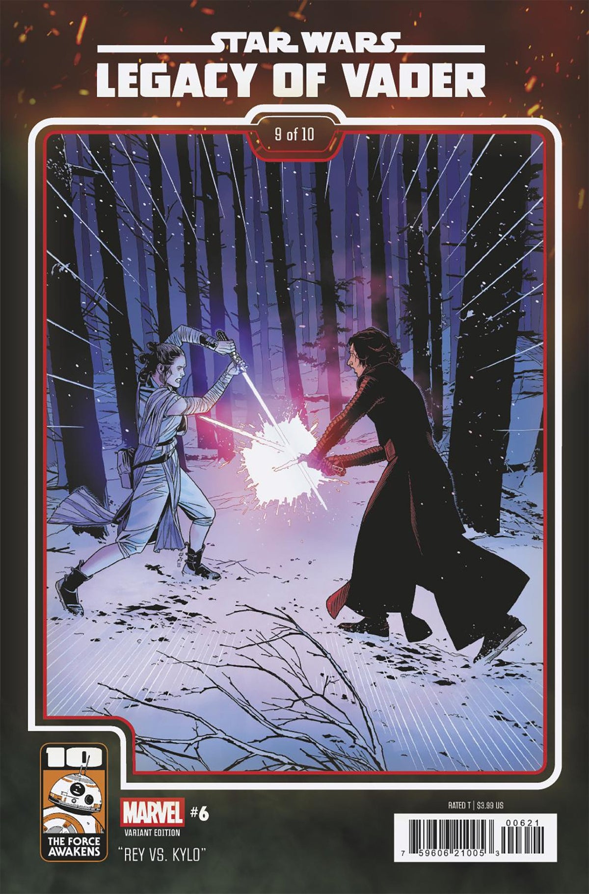 Stock Photo of Star Wars: Legacy of Vader #6 Chris Sprouse Force Awakens 10th Anniversary Variant Marvel Comics Comics sold by Stronghold Collectibles of Acadiana Lafayette, LA