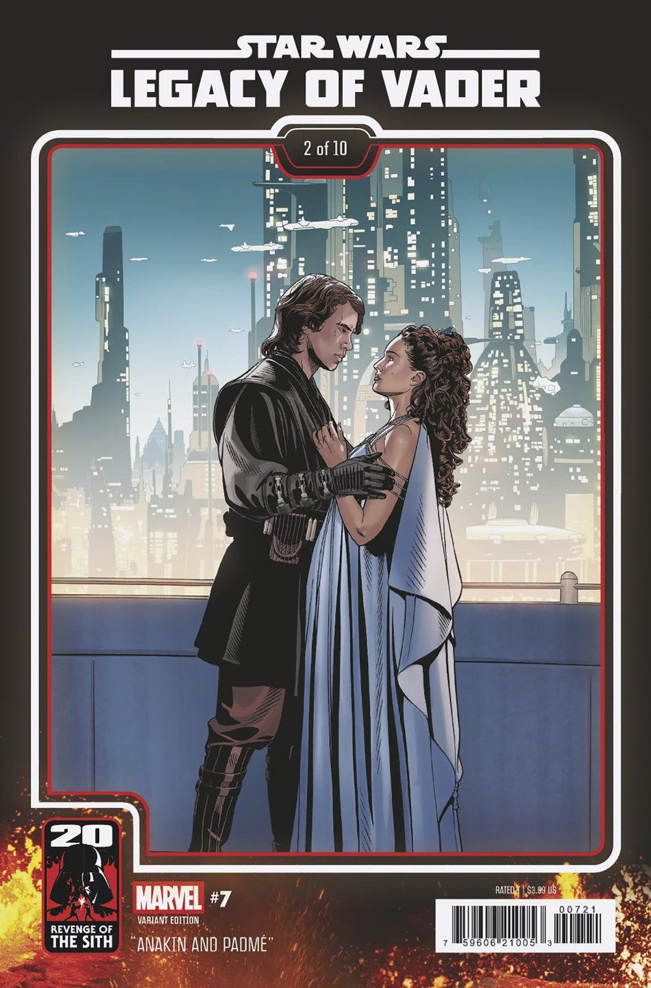Stock Photo of Star Wars: Legacy of Vader #7 Chris Sprouse Revenge of the Sith 20th Anniversary Variant Marvel Comics Comics sold by Stronghold Collectibles of Acadiana Lafayette, LA