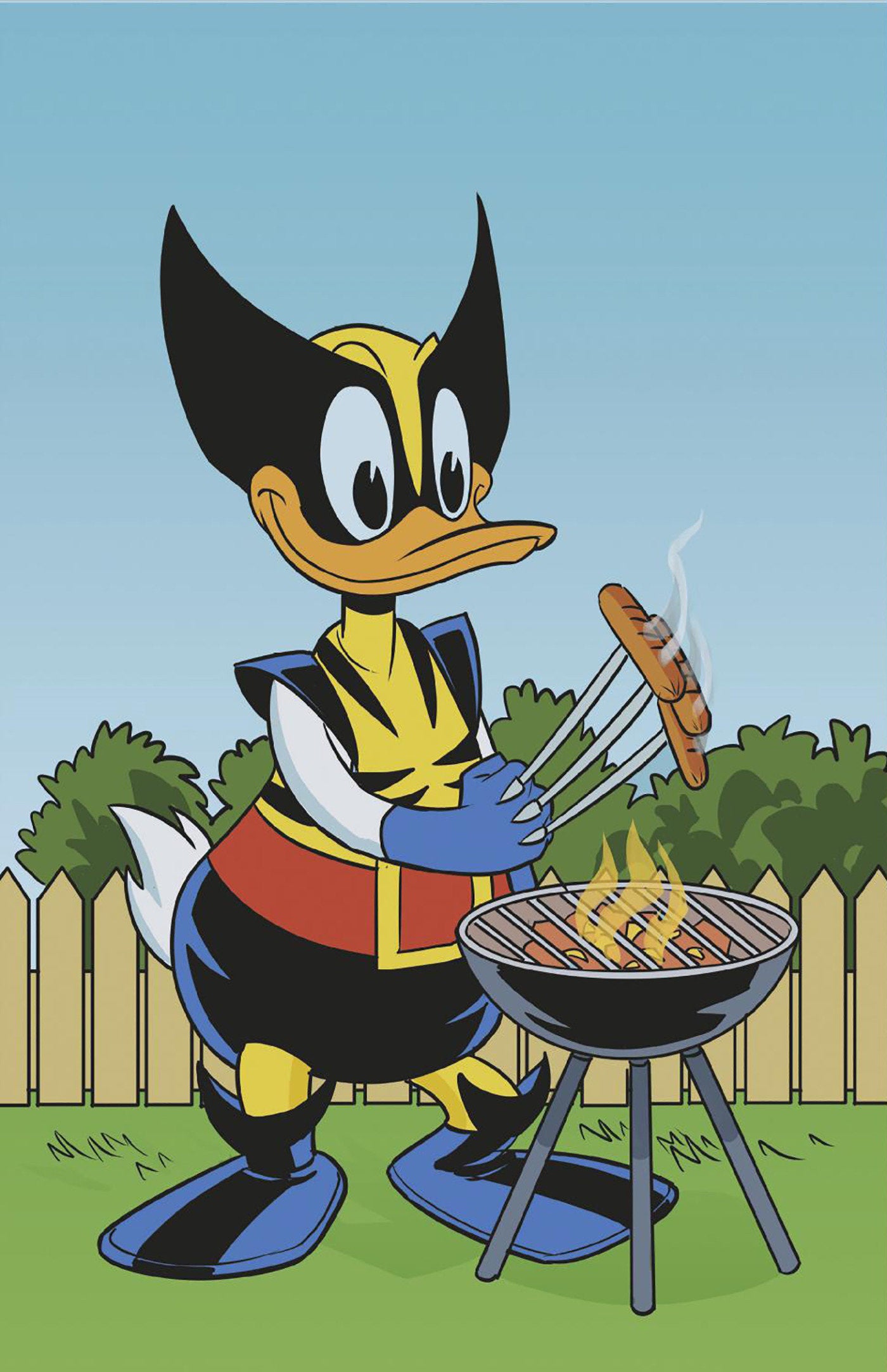 Stock photo of Marvel & Disney: What If...? Donald Duck Became Wolverine #1 Phil Noto 1:50 Donald Duck Wolverine Full Art Variant Marvel Comics Comics sold by Stronghold Collectibles of Acadiana, Lafayette, Louisiana