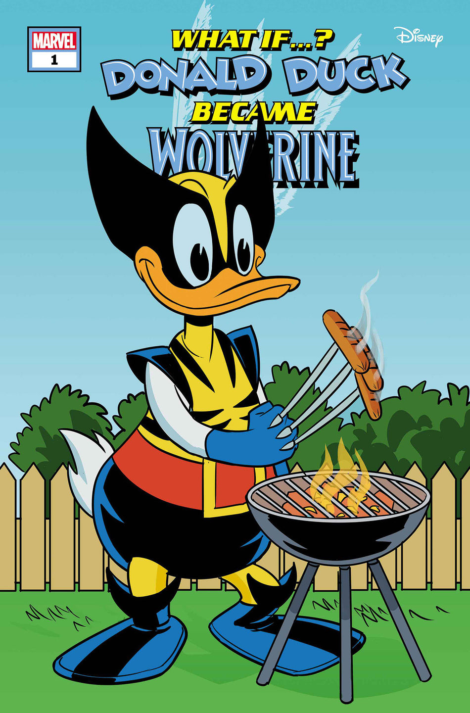 Stock photo of Marvel & Disney: What If...? Donald Duck Became Wolverine #1 Phil Noto Donald Duck Wolverine Variant Marvel Comics Comics sold by Stronghold Collectibles of Acadiana, Lafayette, Louisiana