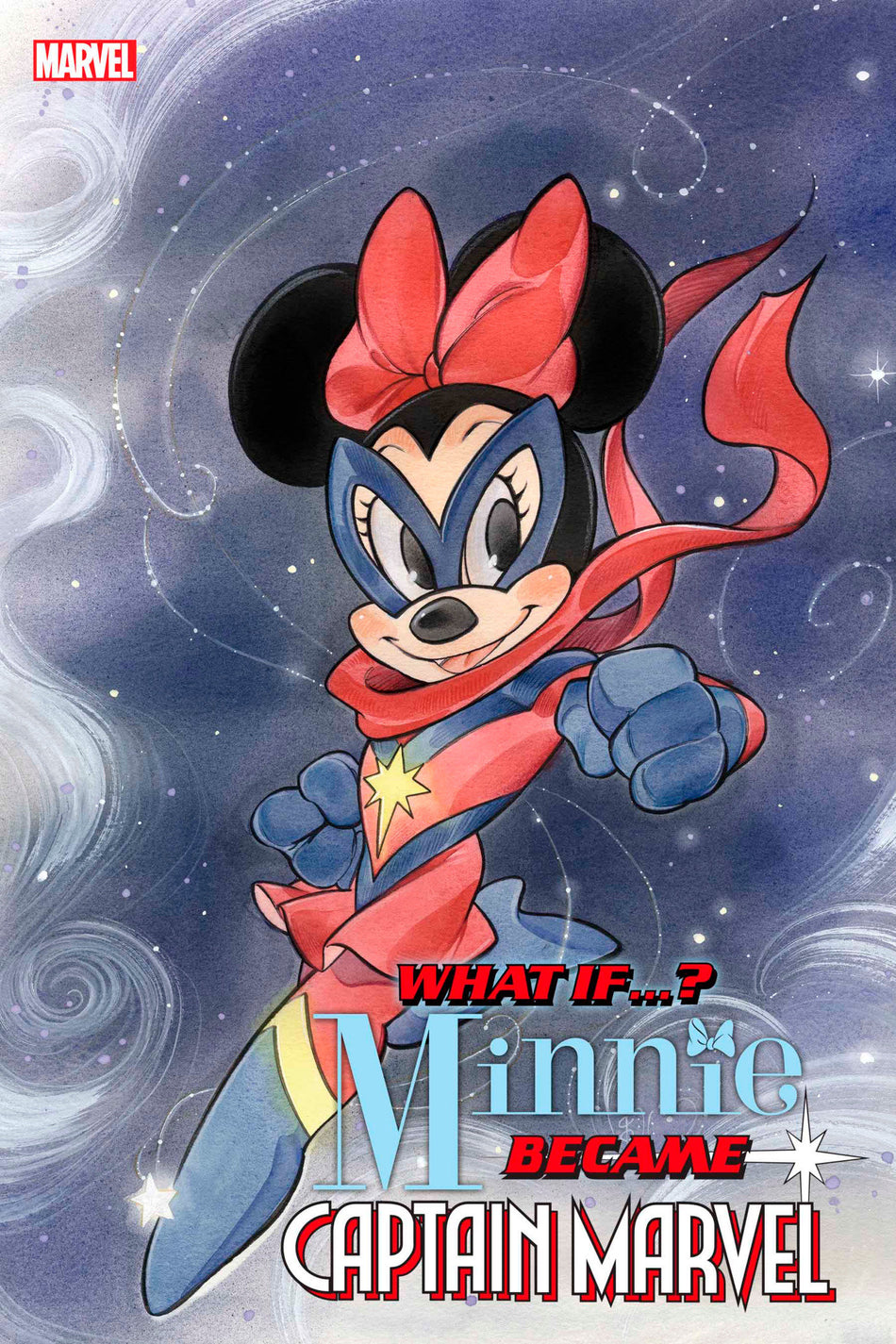 Stock Photo of Marvel & Disney: What If...? Minnie Became Captain Marvel #1 Peach Momoko Variant Marvel Comics Comics sold by Stronghold Collectibles of Acadiana Lafayette, LA